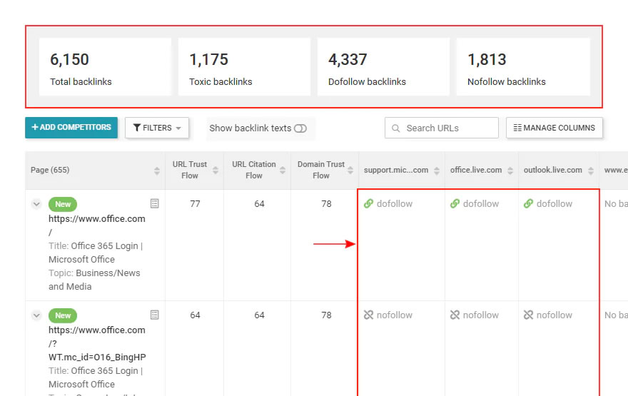 competitor backlink checker