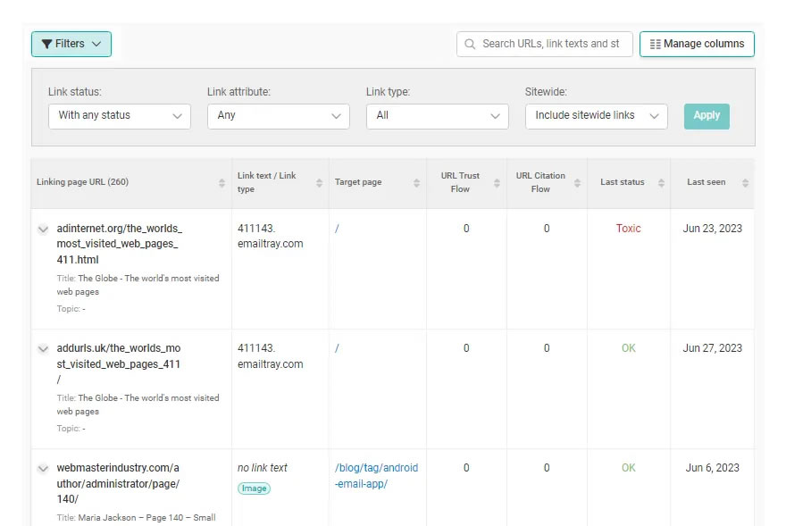 find your backlinks