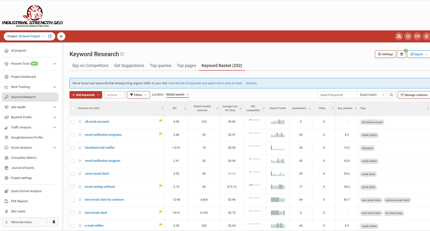 keyword research tool