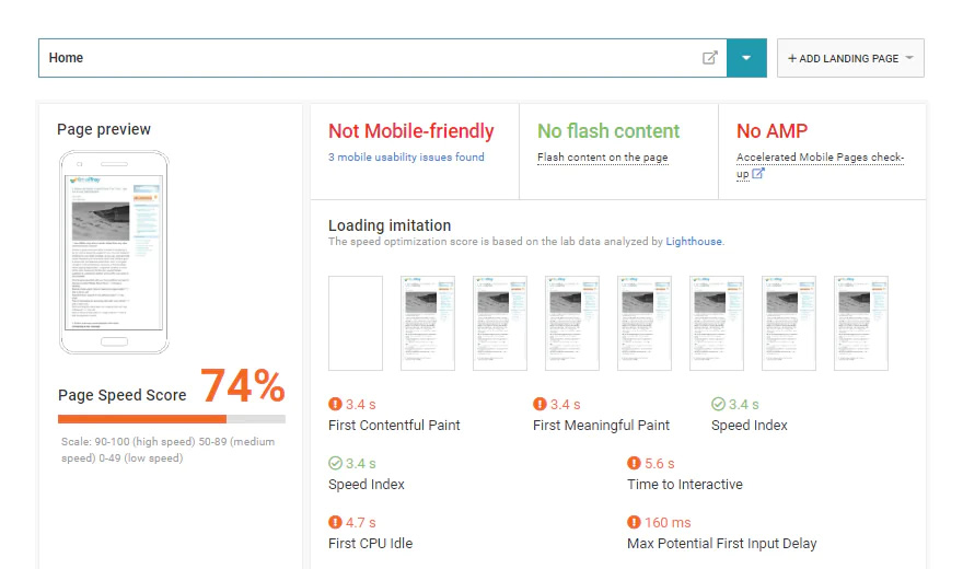 web page seo analysis